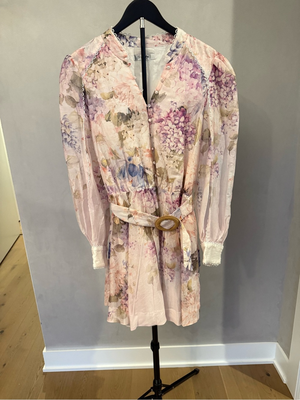Ever New Pink Floral Lined Dress